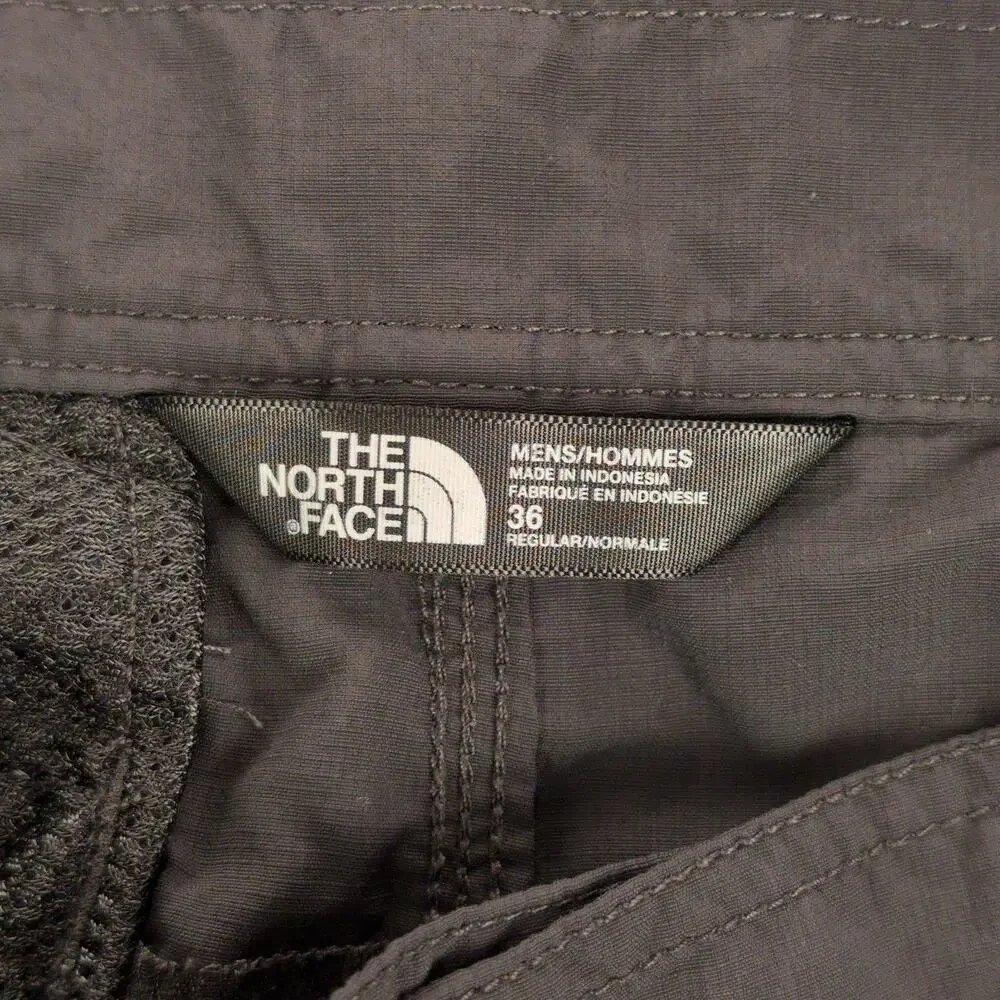 The North Face Shorts Mens 36 Gray Nylon Hiking Quick Dry Pockets Outdoor
